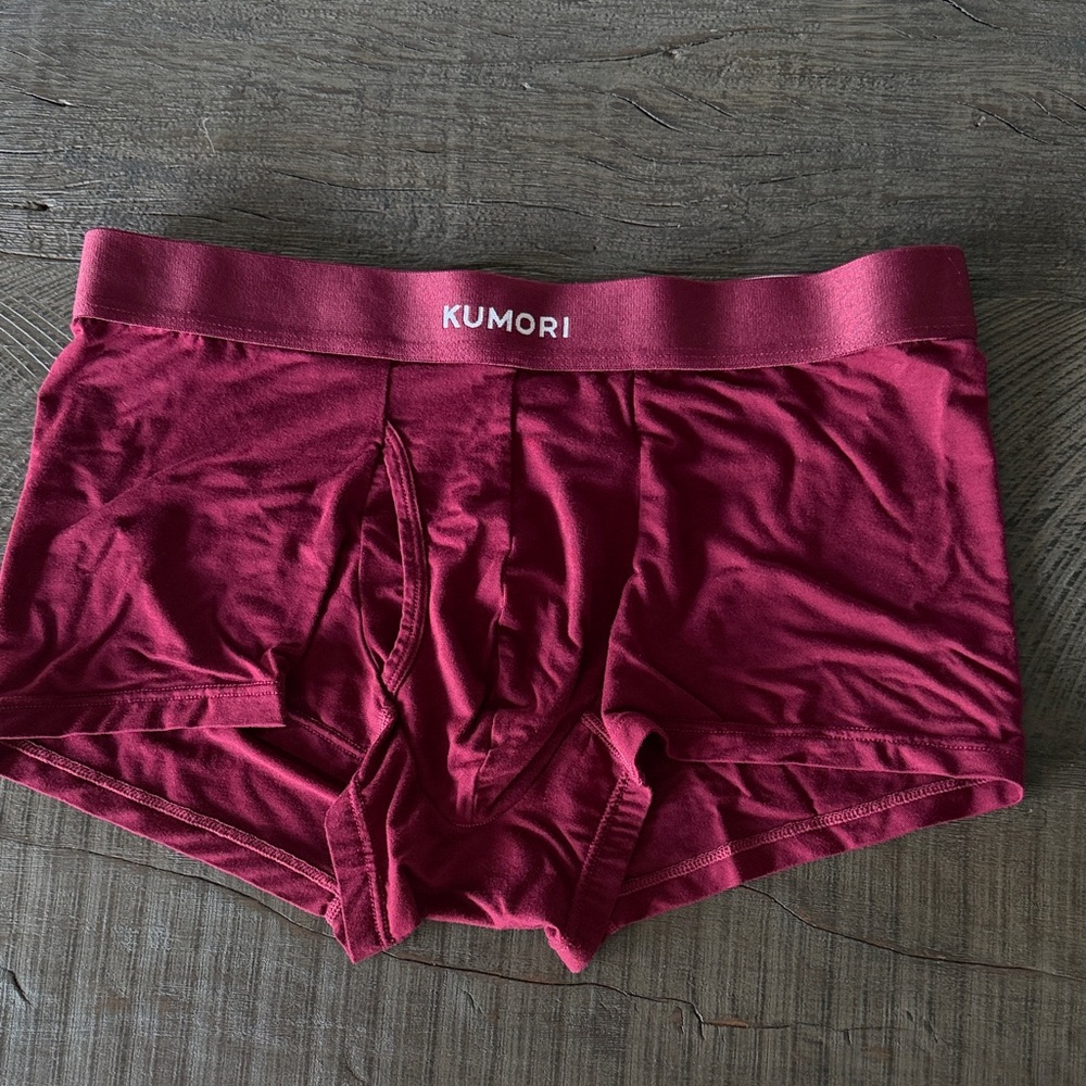 Men's Maroon Boxer Briefs